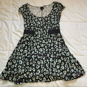 American Eagle Leopard Skater Dress